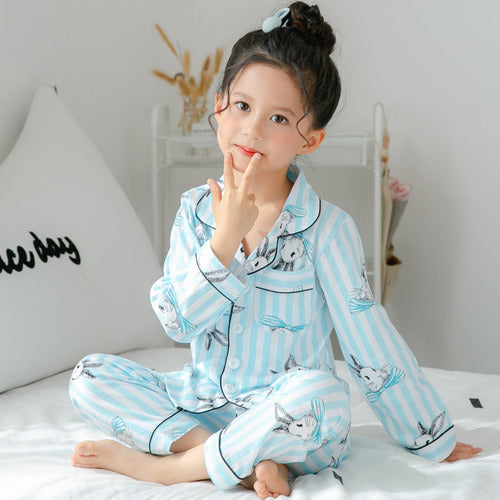 Children's Thin Cotton Pajamas