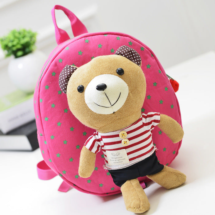 Cute Baby Backpack Anti-lost Bear Cartoon