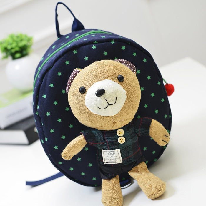 Cute Baby Backpack Anti-lost Bear Cartoon