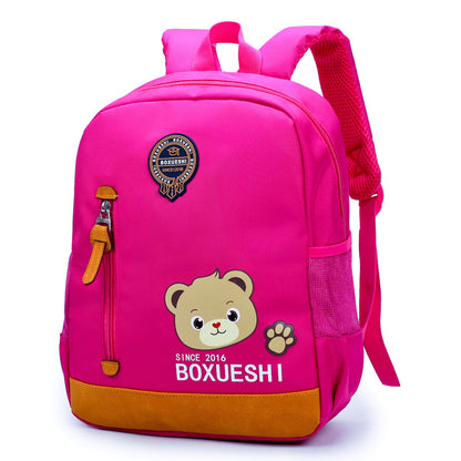 A cartoon bear nursery school bag
